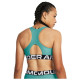 Under Armour Γυναικείο μπουστάκι HeatGear Authentics Mid Branded Bra